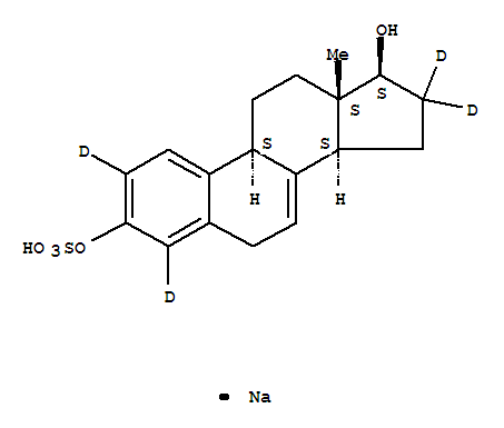 Sodium 17b-dihydroequilin-2,4,16,16-d4 3-sulfate (stabilized with tris, 50% w/w)Structure,352431-51-7Structure Sodium 17b-dihydroequilin-2,4,16,16-d4 3-sulfate (stabilized with tris, 50% w/w) Structure,352431-51-7Structure