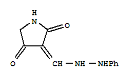 (9Ci)-3-[(2-苯肼基)亞甲基]-2,4-吡咯烷二酮結(jié)構(gòu)式_352548-52-8結(jié)構(gòu)式