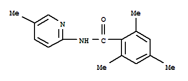 Benzamide,2,4,6-trimethyl-n-(5-methyl-2-pyridinyl)-(9ci)Structure,352636-96-5Structure Benzamide,2,4,6-trimethyl-n-(5-methyl-2-pyridinyl)-(9ci) Structure,352636-96-5Structure
