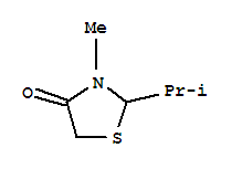 4-Thiazolidinone,3-methyl-2-(1-methylethyl)-(9ci)Structure,35350-89-1Structure 4-Thiazolidinone,3-methyl-2-(1-methylethyl)-(9ci) Structure,35350-89-1Structure