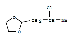 1,3-Dioxolane, 2-(2-chloropropyl)-Structure,35502-16-0Structure 1,3-Dioxolane, 2-(2-chloropropyl)- Structure,35502-16-0Structure