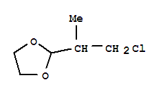1,3-Dioxolane, 2-(2-chloro-1-methylethyl)-Structure,35502-17-1Structure 1,3-Dioxolane, 2-(2-chloro-1-methylethyl)- Structure,35502-17-1Structure