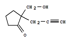 Cyclopentanone,2-(hydroxymethyl)-2-(2-propynyl)-(9ci)Structure,357157-88-1Structure Cyclopentanone,2-(hydroxymethyl)-2-(2-propynyl)-(9ci) Structure,357157-88-1Structure