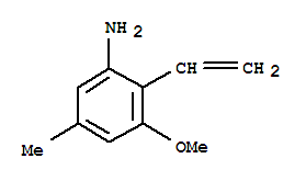 Benzenamine, 2-ethenyl-3-methoxy-5-methyl-(9ci)Structure,360060-16-8Structure Benzenamine, 2-ethenyl-3-methoxy-5-methyl-(9ci) Structure,360060-16-8Structure