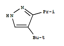 1H-pyrazole,4-(1,1-dimethylethyl)-3-(1-methylethyl)-(9ci)Structure,360070-81-1Structure 1H-pyrazole,4-(1,1-dimethylethyl)-3-(1-methylethyl)-(9ci) Structure,360070-81-1Structure