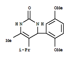 2(1H)-pyrimidinone,4-(2,5-dimethoxyphenyl)-3,4-dihydro-6-methyl-5-(1-methylethyl)-(9ci)Structure,360760-30-1Structure 2(1H)-pyrimidinone,4-(2,5-dimethoxyphenyl)-3,4-dihydro-6-methyl-5-(1-methylethyl)-(9ci) Structure,360760-30-1Structure