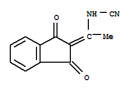 (9ci)-[1-(1,3-二氫-1,3-二氧代-2H-茚-2-基)乙基]-氨腈結(jié)構(gòu)式_362499-35-2結(jié)構(gòu)式