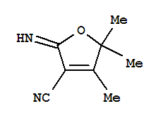 (9Ci)-2,5-二氫-2-亞氨基-4,5,5-三甲基-3-呋喃甲腈結(jié)構(gòu)式_364599-35-9結(jié)構(gòu)式