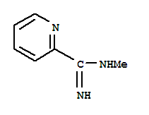 2-Pyridinecarboximidamide,n-methyl-(9ci)Structure,366457-53-6Structure 2-Pyridinecarboximidamide,n-methyl-(9ci) Structure,366457-53-6Structure