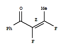 (2Z)-2,3-difluoro-1-phenyl-2-buten-1-oneStructure,366799-75-9Structure (2Z)-2,3-difluoro-1-phenyl-2-buten-1-one Structure,366799-75-9Structure