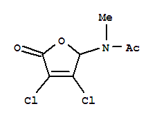 Acetamide,n-(3,4-dichloro-2,5-dihydro-5-oxo-2-furanyl)-n-methyl-Structure,366821-55-8Structure Acetamide,n-(3,4-dichloro-2,5-dihydro-5-oxo-2-furanyl)-n-methyl- Structure,366821-55-8Structure