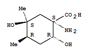 Cyclohexanecarboxylic acid,1-amino-2,5-dihydroxy-4,5-dimethyl-,(1r,2s,4s,5r)-rel-(9ci)Structure,367507-93-5Structure Cyclohexanecarboxylic acid,1-amino-2,5-dihydroxy-4,5-dimethyl-,(1r,2s,4s,5r)-rel-(9ci) Structure,367507-93-5Structure