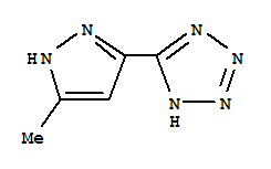2H-tetrazole,5-(5-methyl-1h-pyrazol-3-yl)-Structure,36764-55-3Structure 2H-tetrazole,5-(5-methyl-1h-pyrazol-3-yl)- Structure,36764-55-3Structure
