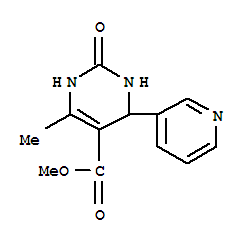 5-Pyrimidinecarboxylicacid,1,2,3,4-tetrahydro-6-methyl-2-oxo-4-(3-pyridinyl)-,methylester(9ci)Structure,367908-20-1Structure 5-Pyrimidinecarboxylicacid,1,2,3,4-tetrahydro-6-methyl-2-oxo-4-(3-pyridinyl)-,methylester(9ci) Structure,367908-20-1Structure