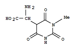 5-Pyrimidineacetic acid,alpha-aminohexahydro-1-methyl-2,4,6-trioxo-(9ci)Structure,368430-27-7Structure 5-Pyrimidineacetic acid,alpha-aminohexahydro-1-methyl-2,4,6-trioxo-(9ci) Structure,368430-27-7Structure