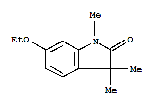 2H-indol-2-one,6-ethoxy-1,3-dihydro-1,3,3-trimethyl-(9ci)Structure,368834-71-3Structure 2H-indol-2-one,6-ethoxy-1,3-dihydro-1,3,3-trimethyl-(9ci) Structure,368834-71-3Structure