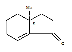 1H-inden-1-one,2,3,3a,4,5,6-hexahydro-3a-methyl-,(3as)-(9ci) Structure,368875-09-6Structure