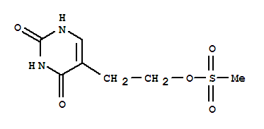 5-(2-Methylsulfonyloxyethyl)-uracilStructure,37107-76-9Structure 5-(2-Methylsulfonyloxyethyl)-uracil Structure,37107-76-9Structure