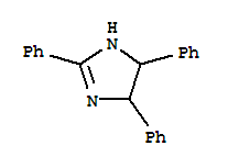 4,5-Dihydro-2,4,5-triphenyl-1h-imidazoleStructure,37134-88-6Structure 4,5-Dihydro-2,4,5-triphenyl-1h-imidazole Structure,37134-88-6Structure