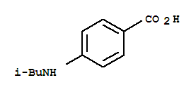 Benzoic acid,4-[(2-methylpropyl)amino]-(9ci) Structure,371958-90-6Structure