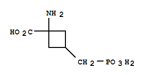 1-Amino-3-(phosphonomethyl)cyclobutanecarboxylic acidStructure,375858-31-4Structure 1-Amino-3-(phosphonomethyl)cyclobutanecarboxylic acid Structure,375858-31-4Structure