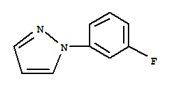 1-(3-Fluorophenyl)-1h-pyrazoleStructure,37649-86-8Structure 1-(3-Fluorophenyl)-1h-pyrazole Structure,37649-86-8Structure