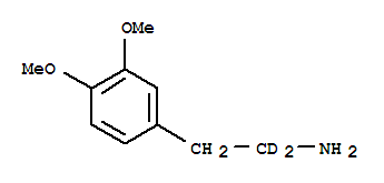 2-(3,4-Dimethoxyphenyl)ethyl-1,1-d2-amineStructure,37699-47-1Structure 2-(3,4-Dimethoxyphenyl)ethyl-1,1-d2-amine Structure,37699-47-1Structure