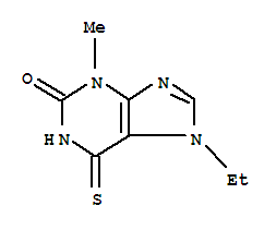 2H-purin-2-one,7-ethyl-1,3,6,7-tetrahydro-3-methyl-6-thioxo-(9ci)Structure,380640-15-3Structure 2H-purin-2-one,7-ethyl-1,3,6,7-tetrahydro-3-methyl-6-thioxo-(9ci) Structure,380640-15-3Structure