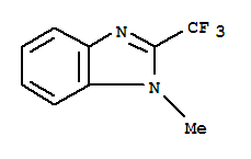 1H-benzimidazole,1-methyl-2-(trifluoromethyl)-(9ci)Structure,384-46-3Structure 1H-benzimidazole,1-methyl-2-(trifluoromethyl)-(9ci) Structure,384-46-3Structure