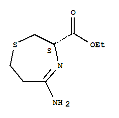 Ethyl (3s)-5-amino-2,3,6,7-tetrahydro-1,4-thiazepine-3-carboxylateStructure,384330-28-3Structure Ethyl (3s)-5-amino-2,3,6,7-tetrahydro-1,4-thiazepine-3-carboxylate Structure,384330-28-3Structure