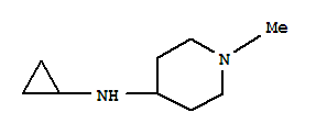 4-Cyclopropylamino-1-methylpiperidineStructure,387358-48-7Structure 4-Cyclopropylamino-1-methylpiperidine Structure,387358-48-7Structure