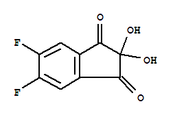 1H-indene-1,3(2h)-dione, 5,6-difluoro-2,2-dihydroxy- (9ci) Structure,387878-37-7Structure