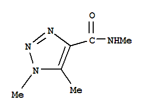 1H-1,2,3-triazole-4-carboxamide,n,1,5-trimethyl-(9ci)Structure,388623-89-0Structure 1H-1,2,3-triazole-4-carboxamide,n,1,5-trimethyl-(9ci) Structure,388623-89-0Structure