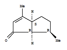(3As,6r,6ar)-3,6-dimethyl-4,5,6,6a-tetrahydro-1(3ah)-pentalenoneStructure,389599-94-4Structure (3As,6r,6ar)-3,6-dimethyl-4,5,6,6a-tetrahydro-1(3ah)-pentalenone Structure,389599-94-4Structure