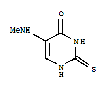 4(1H)-pyrimidinone,2,3-dihydro-5-(methylamino)-2-thioxo-(9ci)Structure,389799-44-4Structure 4(1H)-pyrimidinone,2,3-dihydro-5-(methylamino)-2-thioxo-(9ci) Structure,389799-44-4Structure
