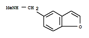 5-Benzofuranmethanamine,n-methyl-Structure,389845-58-3Structure 5-Benzofuranmethanamine,n-methyl- Structure,389845-58-3Structure