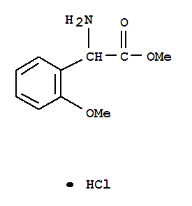 Amino-(2-methoxy-phenyl)-acetic acid methyl ester hydrochlorideStructure,390815-44-8Structure Amino-(2-methoxy-phenyl)-acetic acid methyl ester hydrochloride Structure,390815-44-8Structure