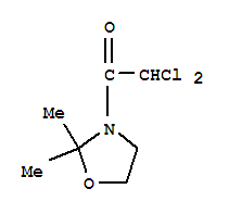(9ci)-3-(二氯乙酰基)-2,2-二甲基-噁唑啉結(jié)構(gòu)式_39089-45-7結(jié)構(gòu)式