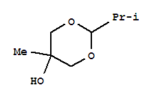 1,3-Dioxan-5-ol ,5-methyl-2-(1-methylethyl)-(9ci)Structure,39113-67-2Structure 1,3-Dioxan-5-ol ,5-methyl-2-(1-methylethyl)-(9ci) Structure,39113-67-2Structure