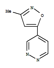 Pyridazine,4-(3-methyl-5-isoxazolyl)-(9ci)Structure,39123-41-6Structure Pyridazine,4-(3-methyl-5-isoxazolyl)-(9ci) Structure,39123-41-6Structure