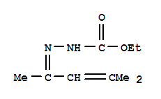 Hydrazinecarboxylic acid,(1,3-dimethyl-2-butenylidene)-,ethyl ester (9ci)Structure,391257-00-4Structure Hydrazinecarboxylic acid,(1,3-dimethyl-2-butenylidene)-,ethyl ester (9ci) Structure,391257-00-4Structure