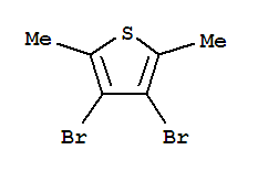 2,4-Dibromo-3,5-dimethylthiopheneStructure,39129-54-9Structure 2,4-Dibromo-3,5-dimethylthiophene Structure,39129-54-9Structure
