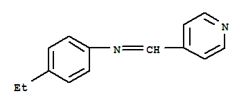 Benzenamine,4-ethyl-n-(4-pyridinylmethylene)-(9ci)Structure,391609-31-7Structure Benzenamine,4-ethyl-n-(4-pyridinylmethylene)-(9ci) Structure,391609-31-7Structure