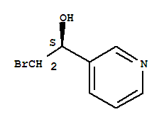 (1S)-2-bromo-1-(3-pyridinyl)ethanolStructure,391902-10-6Structure (1S)-2-bromo-1-(3-pyridinyl)ethanol Structure,391902-10-6Structure