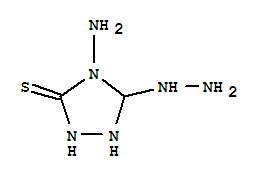 4-Amino-5-hydrazino-1,2,4-triazolidine-3-thioneStructure,393128-18-2Structure 4-Amino-5-hydrazino-1,2,4-triazolidine-3-thione Structure,393128-18-2Structure