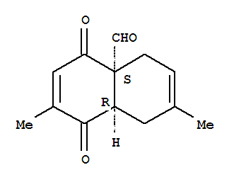 4A(4h)-naphthalenecarboxaldehyde,1,5,8,8a-tetrahydro-2,7-dimethyl-1,4-dioxo-,(4ar,8as)-rel-(9ci)Structure,395643-36-4Structure 4A(4h)-naphthalenecarboxaldehyde,1,5,8,8a-tetrahydro-2,7-dimethyl-1,4-dioxo-,(4ar,8as)-rel-(9ci) Structure,395643-36-4Structure