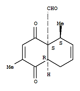 4A(4h)-naphthalenecarboxaldehyde,1,5,8,8a-tetrahydro-2,5-dimethyl-1,4-dioxo-,(4ar,5r,8as)-rel-(9ci)Structure,395643-37-5Structure 4A(4h)-naphthalenecarboxaldehyde,1,5,8,8a-tetrahydro-2,5-dimethyl-1,4-dioxo-,(4ar,5r,8as)-rel-(9ci) Structure,395643-37-5Structure