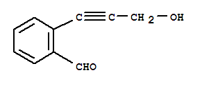 Benzaldehyde,2-(3-hydroxy-1-propynyl)-(9ci)Structure,396717-19-4Structure Benzaldehyde,2-(3-hydroxy-1-propynyl)-(9ci) Structure,396717-19-4Structure