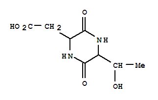 2-Piperazineacetic acid,5-(1-hydroxyethyl)-3,6-dioxo-(9ci)Structure,397847-55-1Structure 2-Piperazineacetic acid,5-(1-hydroxyethyl)-3,6-dioxo-(9ci) Structure,397847-55-1Structure