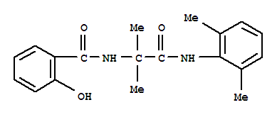 (9ci)-n-[2-[(2,6-二甲基苯基)氨基]-1,1-二甲基-2-氧代乙基]-2-羥基-苯甲酰胺結(jié)構(gòu)式_400744-03-8結(jié)構(gòu)式